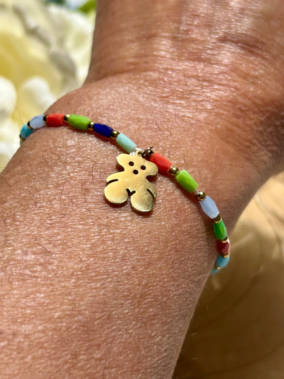 Elastic bracelet with TOUS-inspired colors – photo 4
